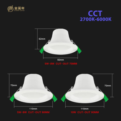 LED downlight 90mm cut-out