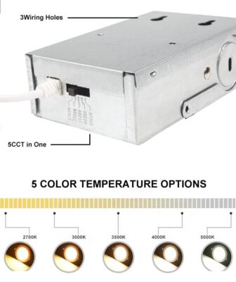 6-inch recessed LED panel downlight