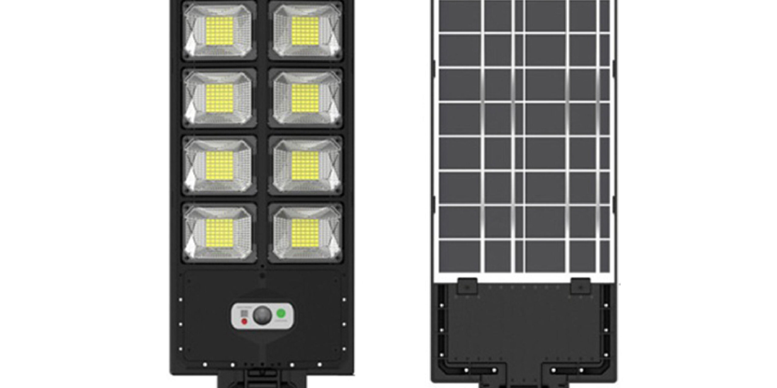 Bulk integrated solar street lights