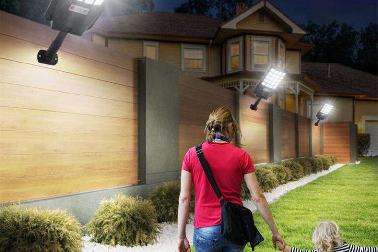 multi-color outdoor solar street lights