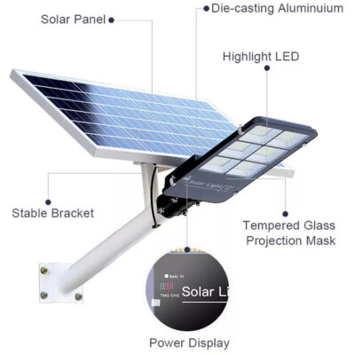 t design aluminum solar street lights