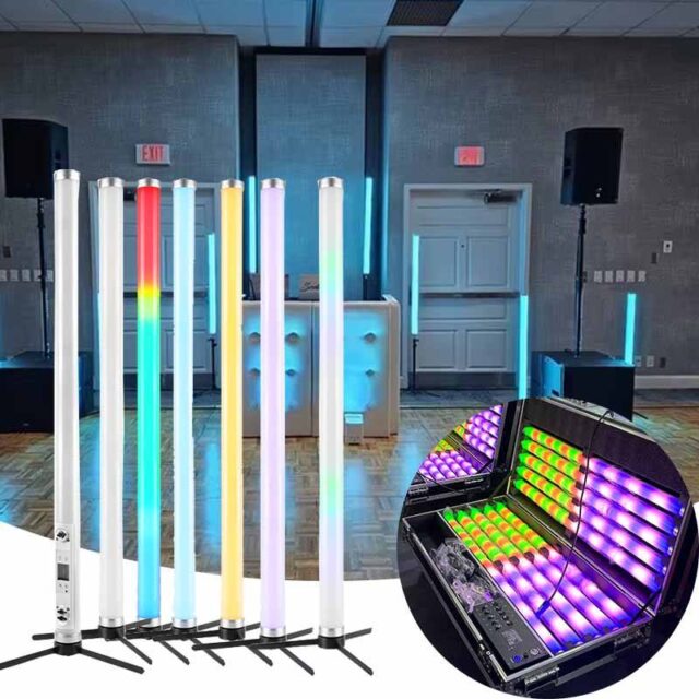 LED Tube Stage Lights DMX Wireless Control