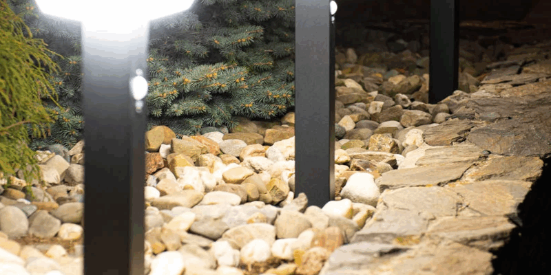 stainless steel solar LED garden lights