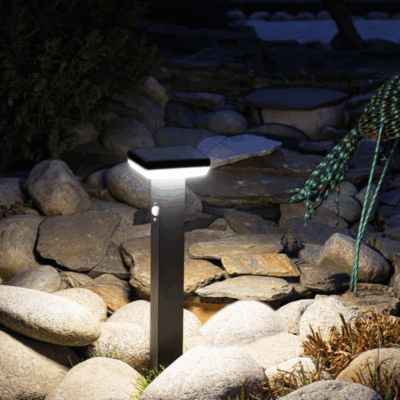 stainless steel solar LED garden lights