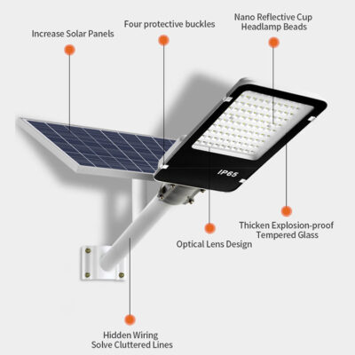 outdoor waterproof solar street lights