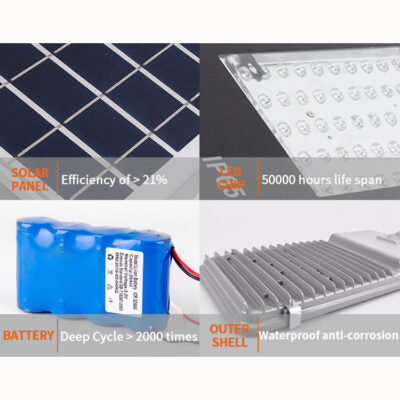 outdoor waterproof solar street lights