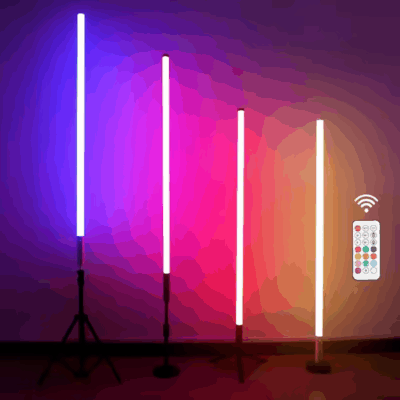 4ft RGB LED Tube Light with Battery