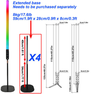 360 Degree RGB LED Tube Light