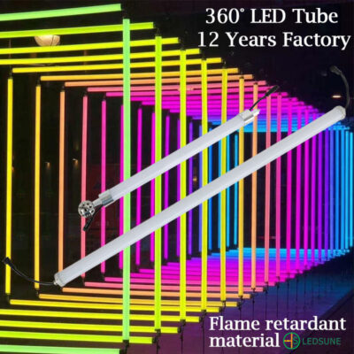 360 degree battery LED tube light
