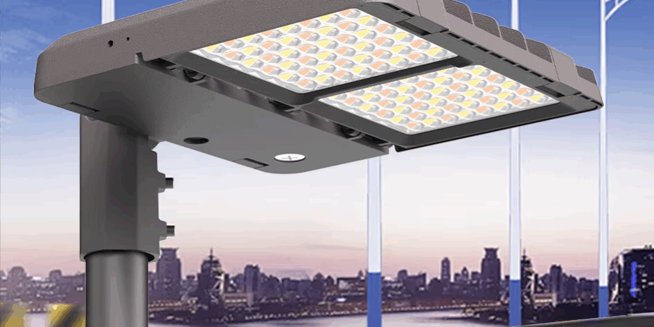 LED street light with motion sensor