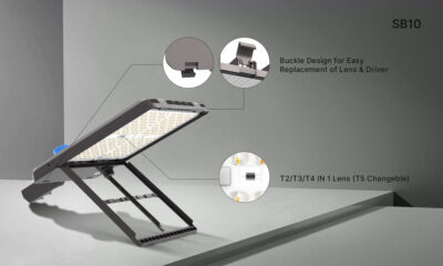 LED street light with motion sensor