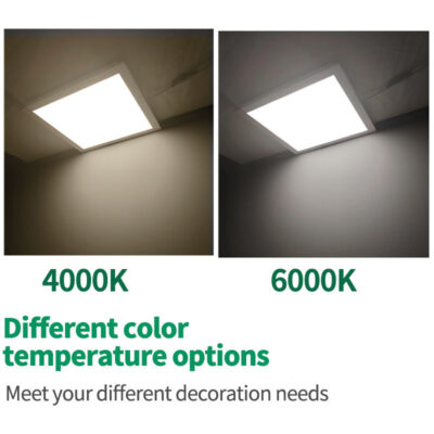 LED panel light for office ceilings